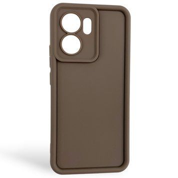Чехол силиконовый Soft Touch для Oppo Reno 13F коричневый (Полная защита камеры) 0054238 фото