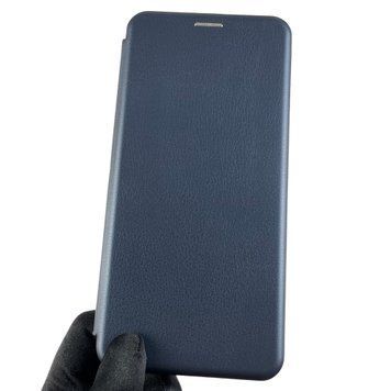 Чехол-книжка для Xiaomi Redmi A3 с подставкой на сяоми редми а3 тёмно-синяя 0004109 фото