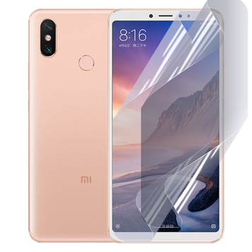 Плёнка гидрогелевая для Xiaomi Mi Max 3 глянцевая на Сяоми ми макс 3 прозрачная 0011678 фото