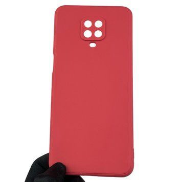 Чехол для Xiaomi Redmi Note 9s с квадратными гранями с защитой камеры на сяоми редми нот 9с красный 0012929 фото
