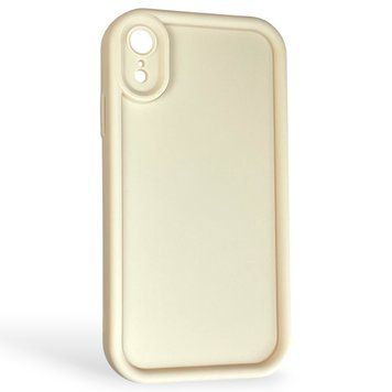 Чехол силиконовый Soft Touch для Apple iPhone Xr молочный (Полная защита камеры) 0039371 фото