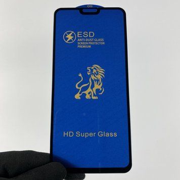 Защитное стекло для телефона Huawei Honor 8X JSN-L21 противоударное полноэкранное на хуавей хонор 8х чёрное 0000748 фото