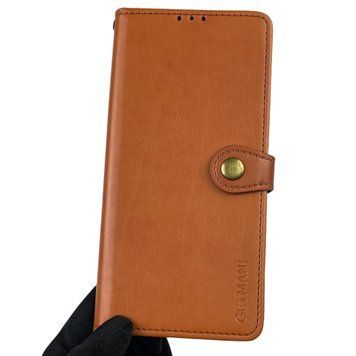 Чехол-книжка для Tecno Spark 7 (KF6n) с магнитной застежкой с подставкой на техно спарк 7 коричневая 0011975 фото