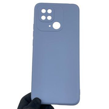 Чохол для Xiaomi Redmi 10C з квадратними гранями із захистом камери на сяомі редмі 10с блакитний 0012728 фото