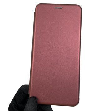 Чехол-книжка для Xiaomi Redmi 13C с подставкой на сяоми редми 13с бордовая 0002166 фото