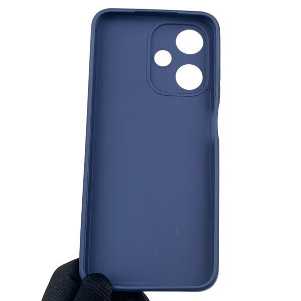 Чохол для Infinix Hot 30 Play з квадратними гранями із захистом камери на інфінікс хот 30 плей темно-синій 0012361 фото