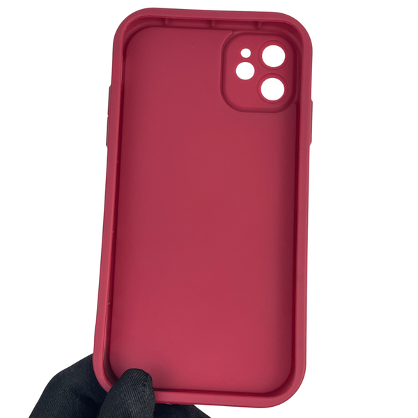 Чехол силиконовый Soft Touch для Apple iPhone 11 бордовый (Полная защита камеры) 0039339 фото