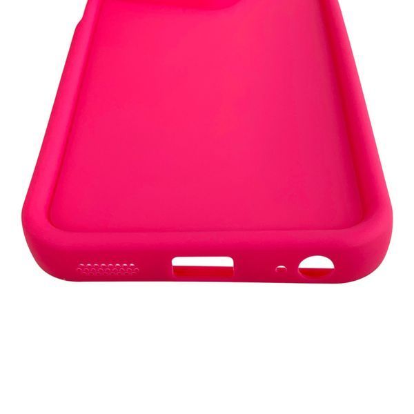 Чехол силиконовый Soft Touch для Infinix Hot 50 (X6882) малиновый (Полная защита камеры) 0054456 фото