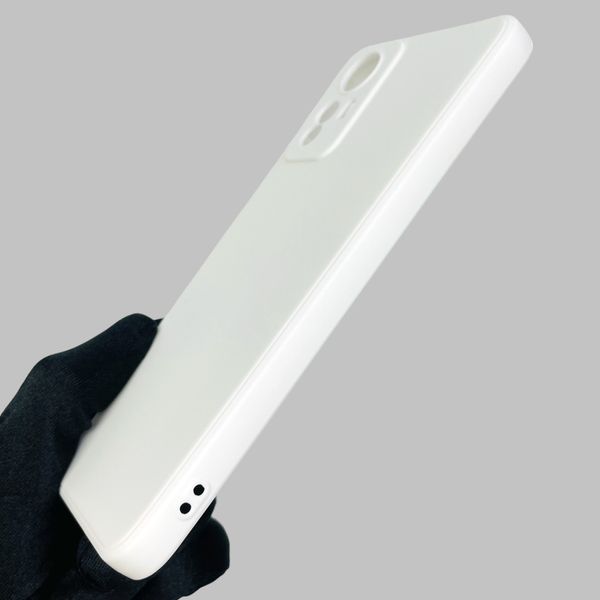 Чехол для Xiaomi Redmi Note 12S 4G с квадратными гранями с защитой камеры на сяоми редми нот 12с 4г белый 0001518 фото