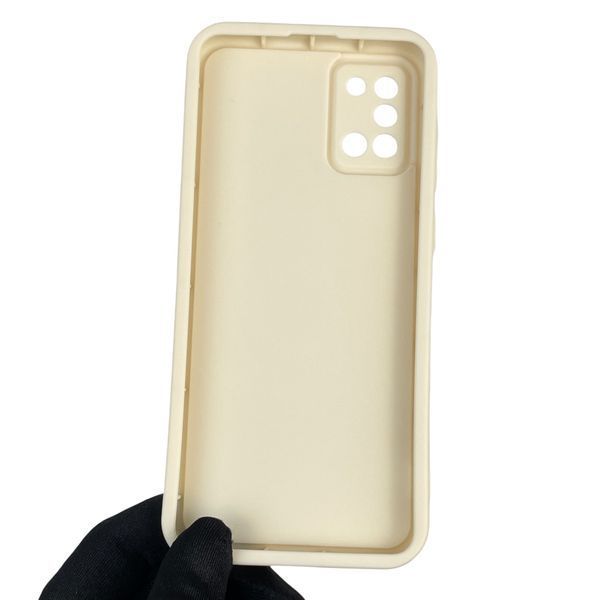 Чохол силіконовий оригінальний Soft Touch з 3D принтом чарівна мінні маус для Samsung Galaxy A31 (SM-A315F) молочний (Повний захист камери) 0049769 фото