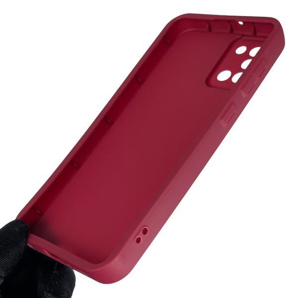 Чохол силіконовий Soft Touch з 3D принтом милий ведмедик для Samsung Galaxy A31 (SM-A315F) бордовий (Повний захист камери) 0044797 фото