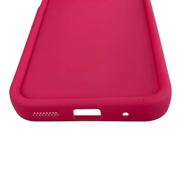 Чохол силіконовий Soft Touch для Motorola G15 малиновий (Повний захист камери) 0054399 фото
