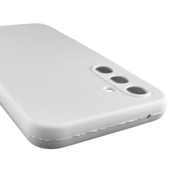 Чехол для Samsung Galaxy A54 5G (SM-A546E) силиконовый с микрофиброй нескользящий на самсунг а54 5г белый 0032065 фото