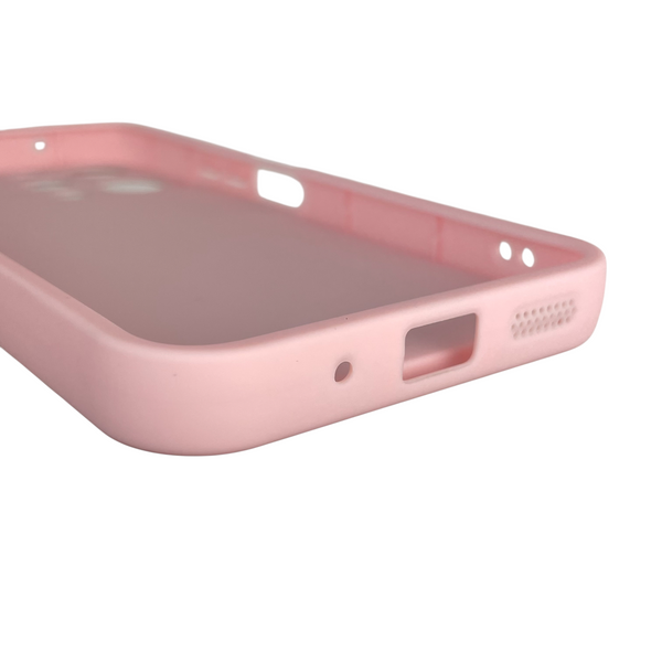 Чохол силіконовий Soft Touch з 3D принтом для Xiaomi Redmi 12 рожевий (Повний захист камери) 0042163 фото
