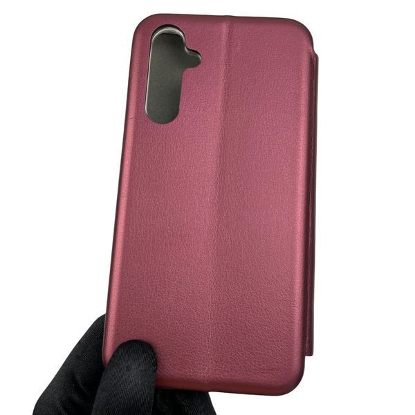 Чохол-книжка для Samsung Galaxy A54 5G SM-A546 з підставкою на самсунг а54 бордова 0002110 фото