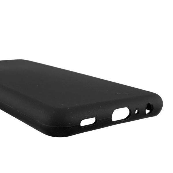 Чехол для Samsung Galaxy M22 4G (SM-M225F) силиконовый с микрофиброй нескользящий на самсунг м22 4г черный 0032129 фото