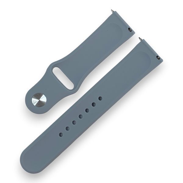 Ремешок силиконовый 22 мм для Polar Grit X2 Pro серый 0056897 фото