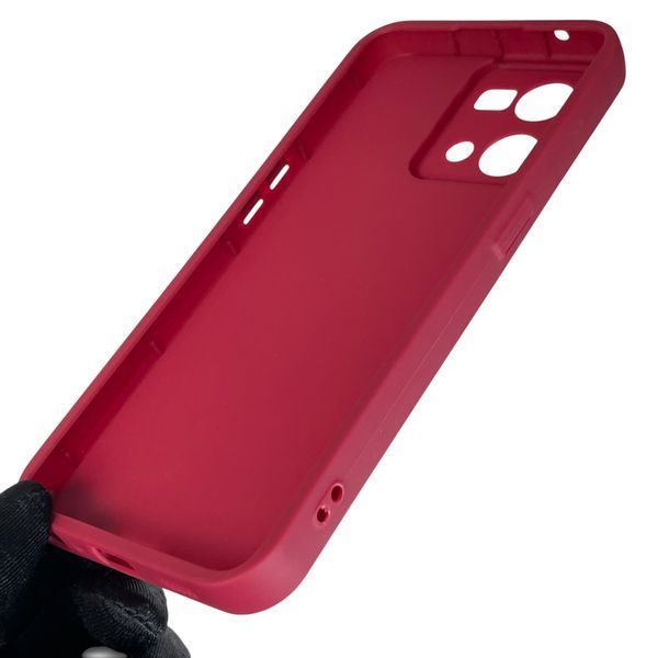 Чохол силіконовий Soft Touch з 3D принтом чарівна мінні маус для Oppo Reno 7 бордовий (Повний захист камери) 0050498 фото