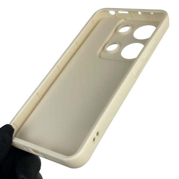 Чехол силиконовый Soft Touch с 3D принтом Майнкрафт для Xiaomi Poco M6 Pro 4G молочный (Полная защита камеры) 0041615 фото