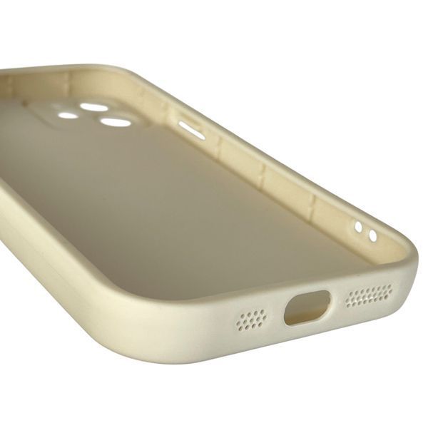 Чехол силиконовый оригинальный Soft Touch с 3D принтом мема сибу для Apple iPhone 12 молочный (Полная защита камеры) 0047296 фото