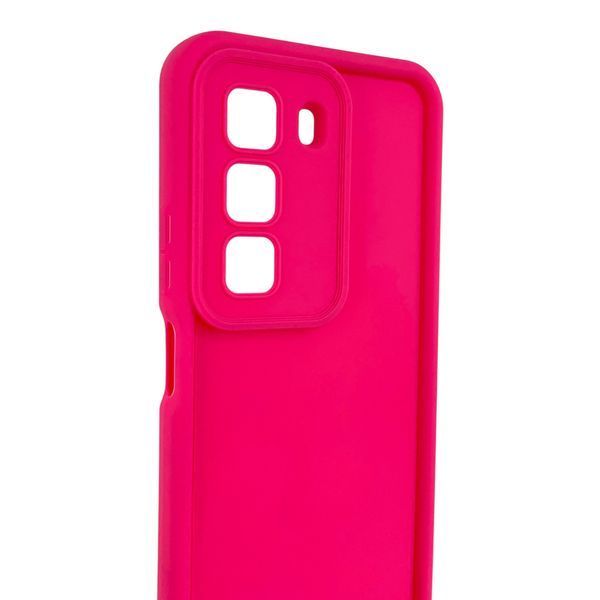Чехол силиконовый Soft Touch для Infinix Hot 50 (X6882) малиновый (Полная защита камеры) 0054456 фото