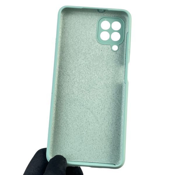 Чохол для Samsung Galaxy M32 4G (SM-M325F) силіконовий з мікрофіброю нековзний на самсунг м32 4г бірюзовий 0032145 фото
