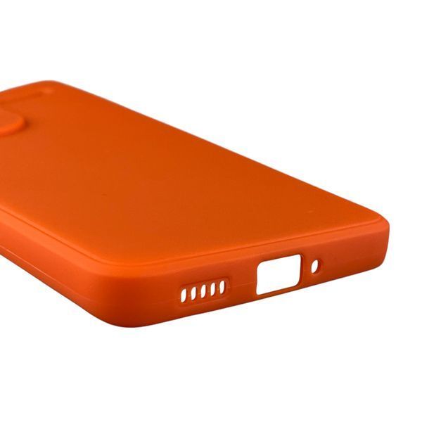 Чохол для Xiaomi Redmi Note 13 Pro Plus з квадратними гранями із захистом камери на сяомі редмі нот 13 про плюс помаранчевий 0012878 фото