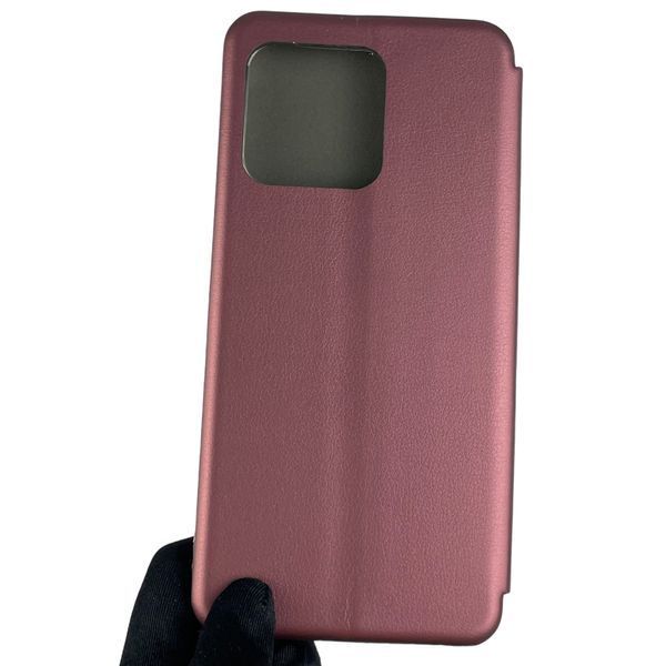 Чехол-книжка для Xiaomi POCO C40 с подставкой на сяоми поко с40 бордовая 0000498 фото