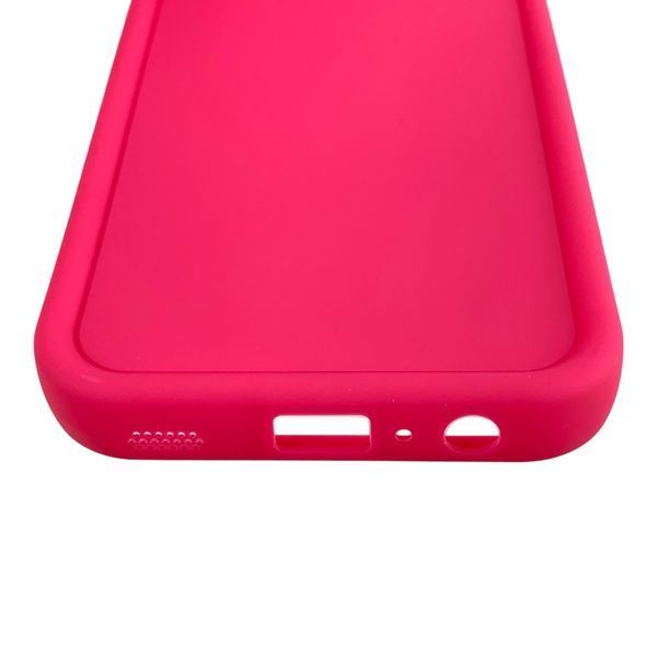 Чехол силиконовый Soft Touch для Samsung Galaxy A04e (A042F) малиновый (Полная защита камеры) 0053967 фото