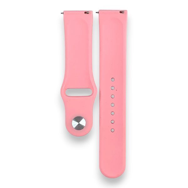 Ремінець силіконовий 22 мм для Garmin Fenix 7 рожевий 0056697 фото