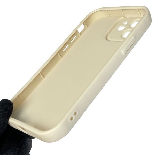 Чехол силиконовый оригинальный Soft Touch с 3D принтом мема сибу для Apple iPhone 12 молочный (Полная защита камеры) 0047296 фото