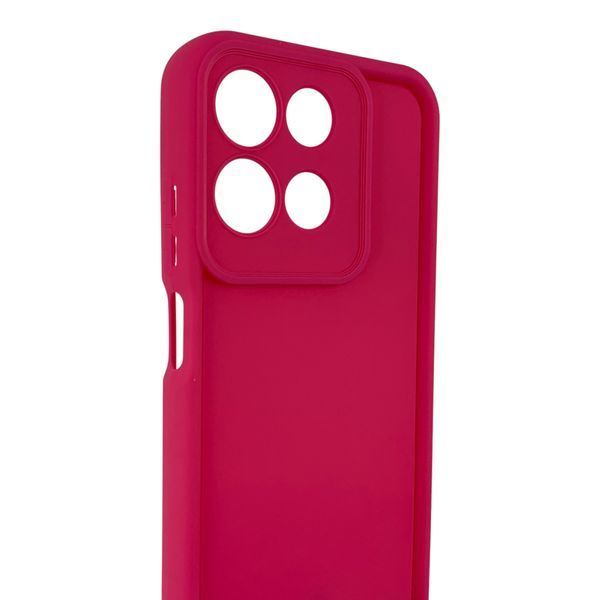 Чохол силіконовий Soft Touch для Motorola G15 малиновий (Повний захист камери) 0054399 фото