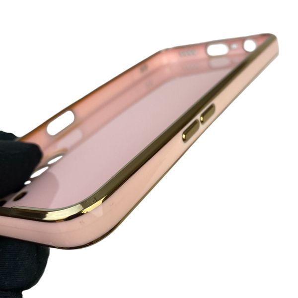 Чохол для Realme 6 з кільцем MagSafe із золотою окантовкою на реалмі 6 пудровий gs1 0022245 фото