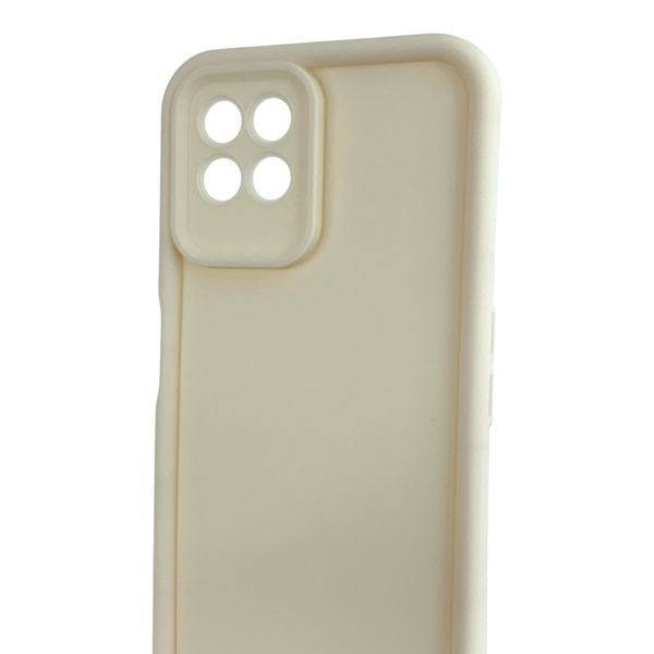 Чехол силиконовый Soft Touch для Realme Narzo 50 молочный (Полная защита камеры) 0054349 фото