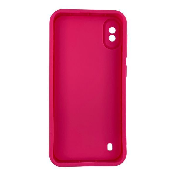 Чохол силіконовий Soft Touch для Samsung Galaxy A10 малиновий (Повний захист камери) 0054017 фото