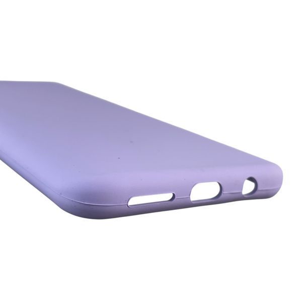 Чехол для Samsung Galaxy A70 (SM-A705F) силиконовый с микрофиброй нескользящий на самсунг а70 сиреневый 0032105 фото