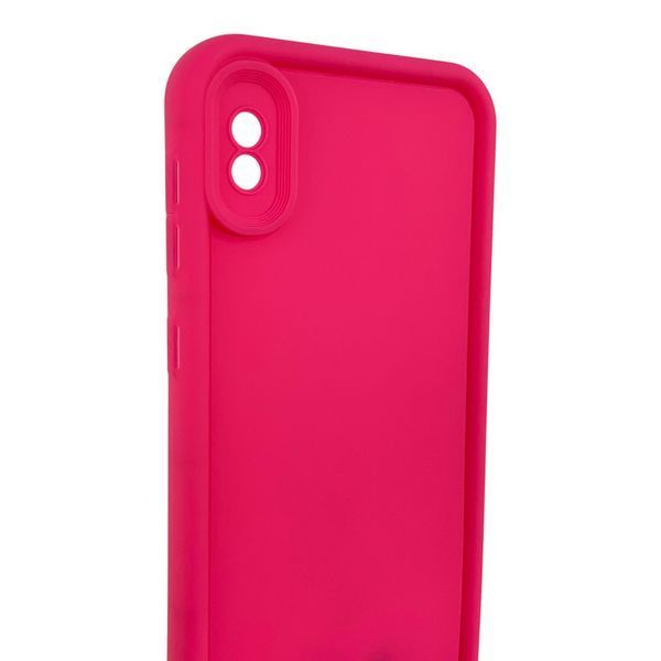 Чохол силіконовий Soft Touch для Samsung Galaxy A10 малиновий (Повний захист камери) 0054017 фото