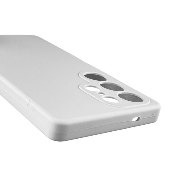 Чехол для Samsung Galaxy S25 Ultra (SM-S938B) силиконовый с микрофиброй на самсунг с25 ультра белый 0032222 фото