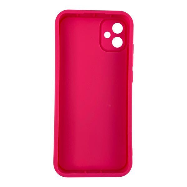 Чехол силиконовый Soft Touch для Samsung Galaxy A04e (A042F) малиновый (Полная защита камеры) 0053967 фото