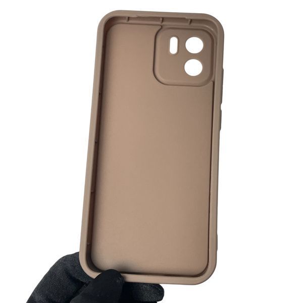 Чехол силиконовый Soft Touch с 3D принтом милый мишка для Xiaomi Redmi A1 коричневый (Полная защита камеры) 0044857 фото