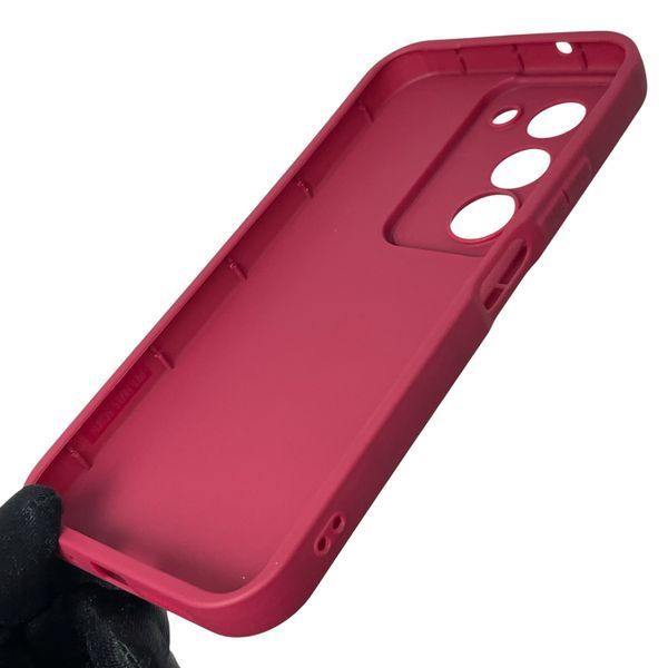 Чехол силиконовый Soft Touch с 3D принтом для Xiaomi Redmi 15 5G Global бордовый (Полная защита камеры) 0044488 фото