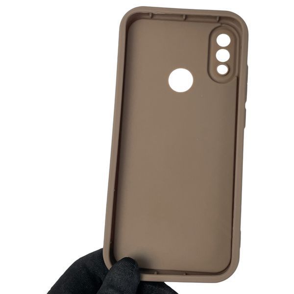 Чехол силиконовый Soft Touch с 3D принтом мема сибу для Xiaomi Redmi Note 7 коричневый (Полная защита камеры) 0048166 фото