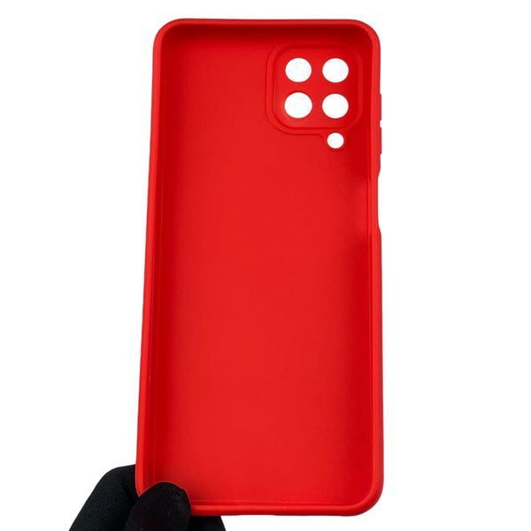 Чохол для Samsung Galaxy M33 (SM-M336) з квадратними гранями із захистом камери на самсунг м33 червоний 0012626 фото