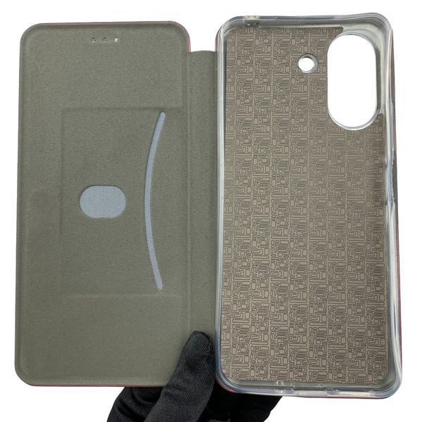 Чохол-книжка для Xiaomi Redmi 13C з підставкою на сяомі редмі 13с бордова 0002166 фото