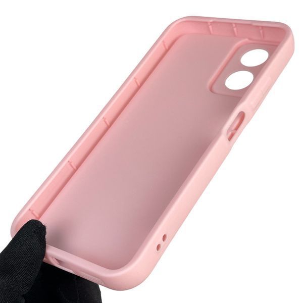 Чохол силіконовий оригінальний Soft Touch з 3D принтом кумедний тед ведмідик для OPPO A18 4G (CPH2591) рожевий (Повний захист камери) 0048432 фото