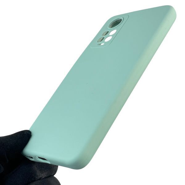 Чехол для Xiaomi Redmi Note 11 Pro 4G силиконовый с микрофиброй на сяоми редми нот 11 про 4г бирюзовый 0032678 фото