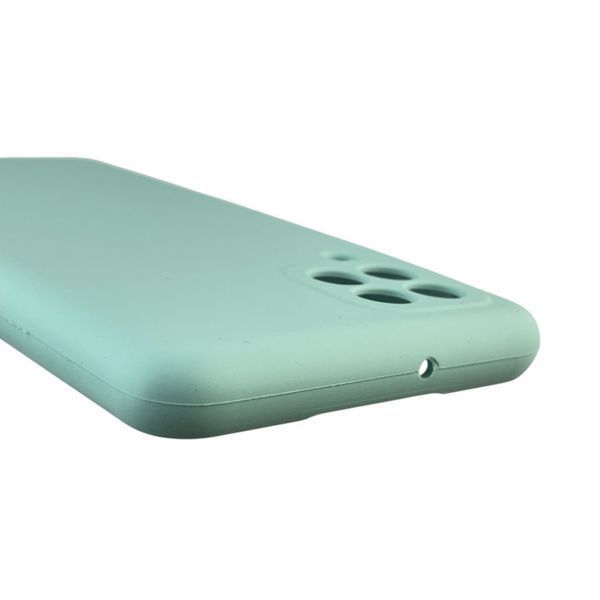 Чохол для Samsung Galaxy M32 4G (SM-M325F) силіконовий з мікрофіброю нековзний на самсунг м32 4г бірюзовий 0032145 фото