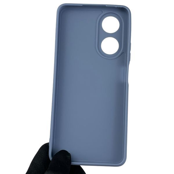 Чохол для OPPO A58 4G з квадратними гранями із захистом камери на оппо а58 4г блакитний 0012426 фото