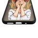 Чохол для телефона Xiaomi POCO C40 с 3D принтом дівчина маки колоски із захистом камери чорний 0059262 фото 6