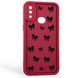 Чехол силиконовый Soft Touch с 3D принтом для Samsung Galaxy A10s бордовый (Полная защита камеры) 0057599 фото 1